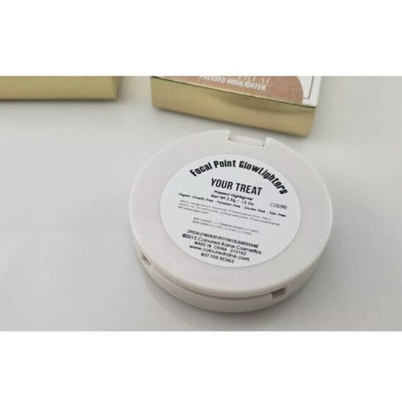 2x Coloured Raine Focal Point Glowlighter Pressed Highlighter YOUR TREAT 0.12 oz - Picture 4 of 5